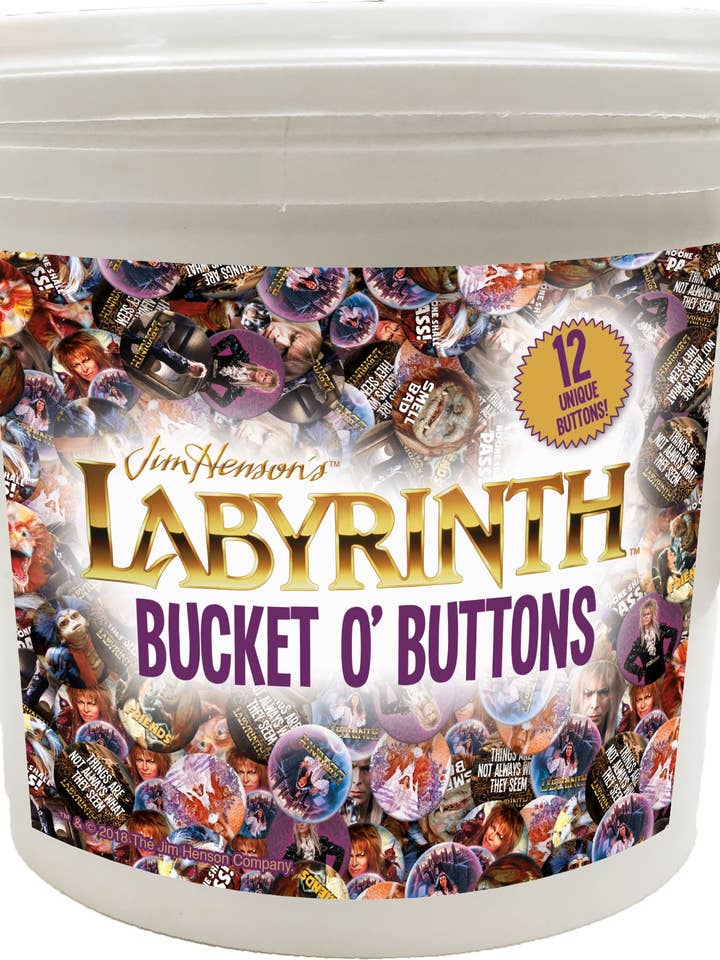 144 Unit Bucket o' Buttons - Labyrinth for wholesale by Great Stuff Novelties (GSN) by NMR Brands