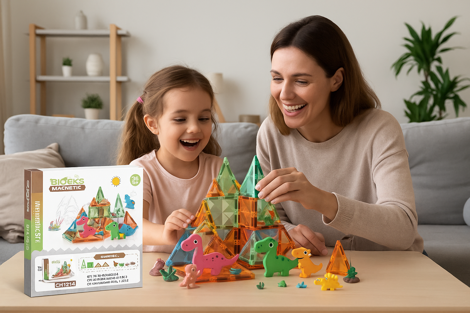 Marissa's Gifts - Wholesale Building Set - Kids - 36-Piece Magnetic Blocks– Educational STEM Building Toy Set6