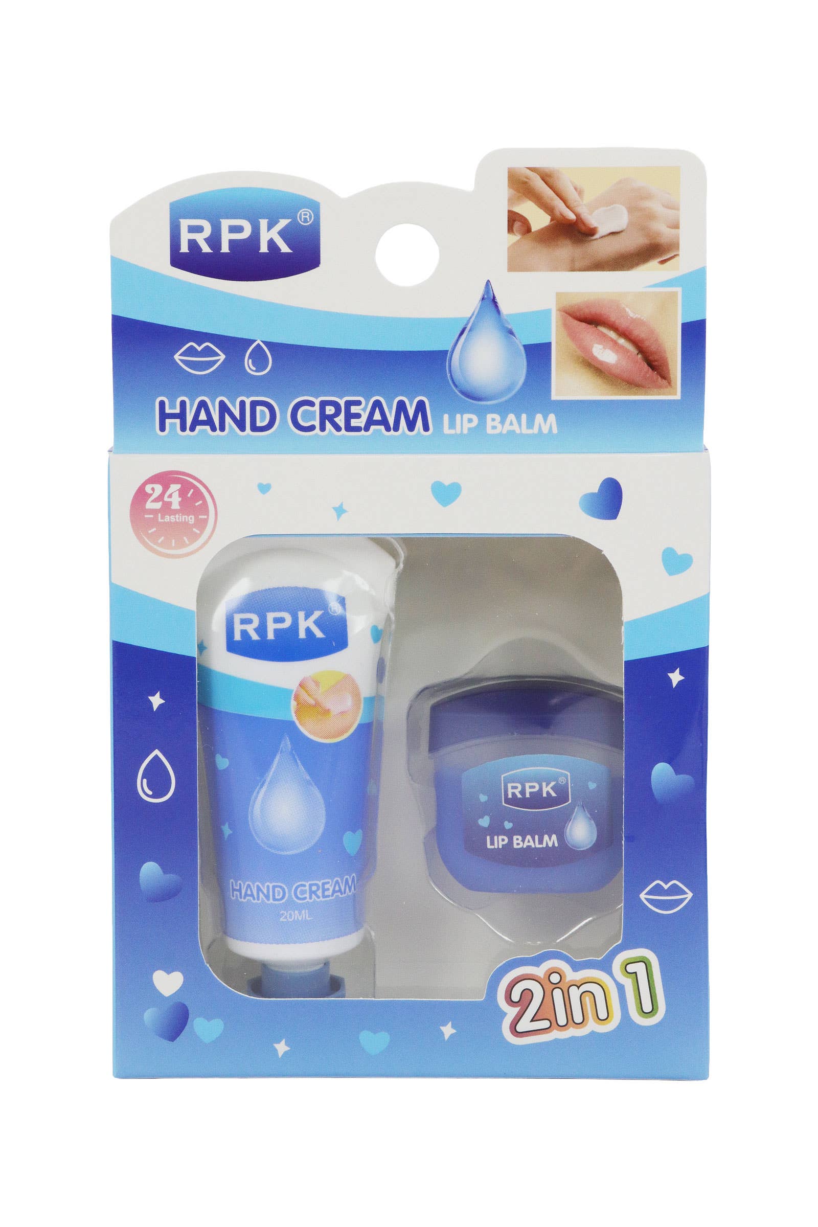 WIE GEZEIGT 2-in-1 Feuchtigkeitsspendende Handlotion und Lippenbalsam für den Großhandel auf Faire5