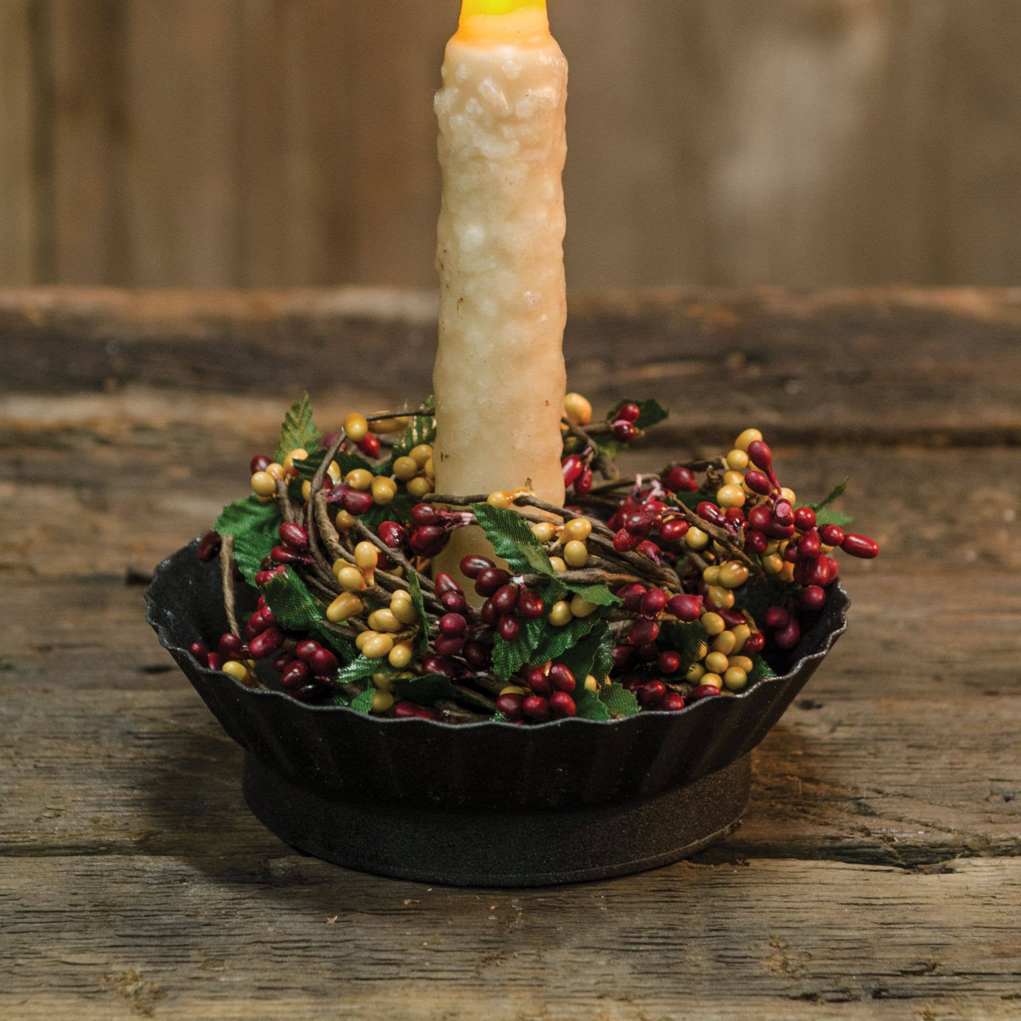 The Hearthside Collection - Wholesale Candle Holder - Taper Candle Pan1