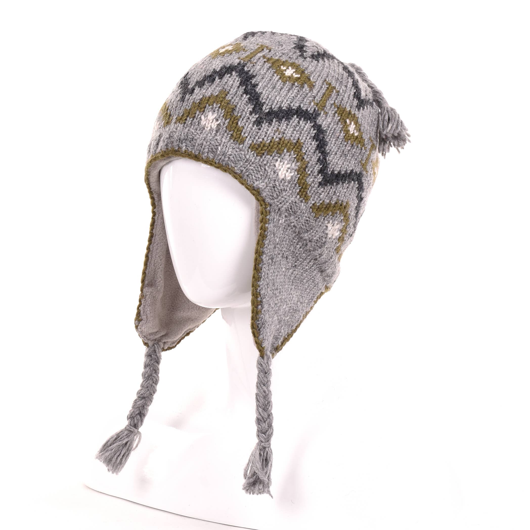 Lost Horizons Canada - Wholesale Beanie - Men's - Jensen Wool Knit Earflap Hat4