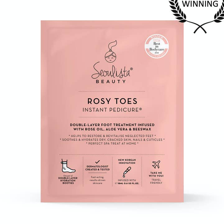 Manicotto per pedicure istantanea Seoulista Beauty Rosy Toes per la vendita all'ingrosso da parte di Seoulista