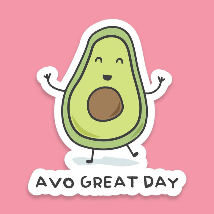'Avo Great Day' Sticker for wholesale by CGB Giftware