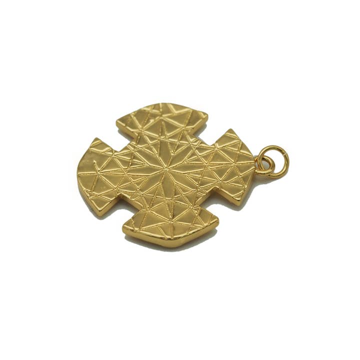 BestBeads&Beyond - Wholesale Individual Charm/Pendant - Enamel Evil Eye On Cross Charm, Sku#Y697