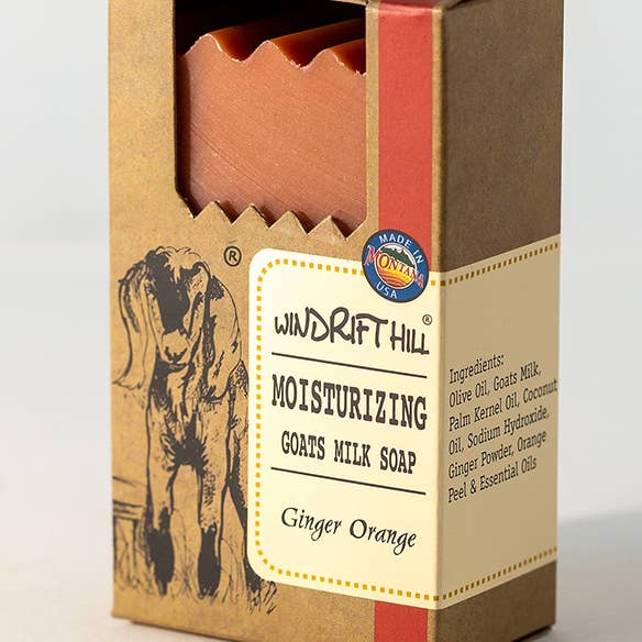 Windrift Hill Goat Milk Skincare - Wholesale Bar Soap - Ginger Orange | Goat Milk Soap