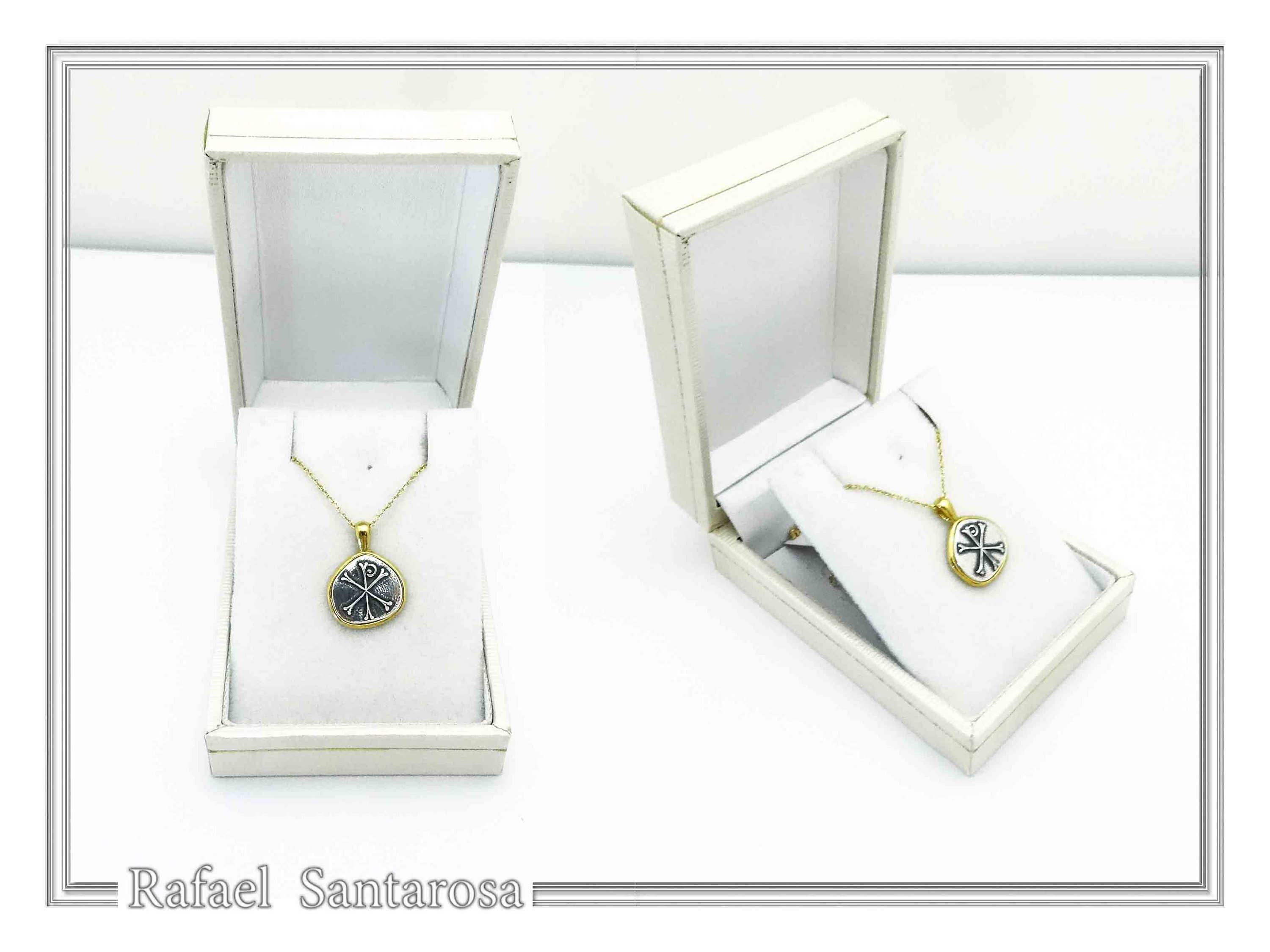 RAFAEL SANTAROSA - Venta al por mayor Collares con colgantes/abalorios - Colgante de protección talismán cristiano Jesucristo9