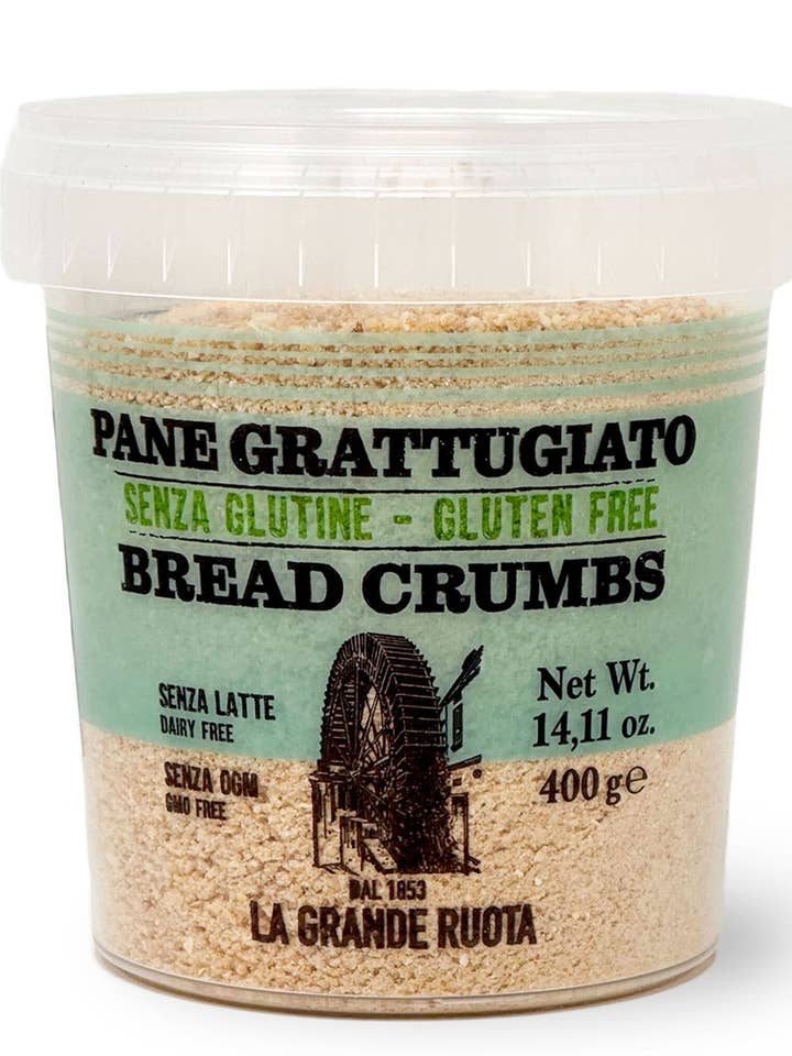 La Grande Ruota Gluten Free Breadcrumbs –Low Carb, Dairy Free. Vegan, Wholesale for wholesale by Food To Live