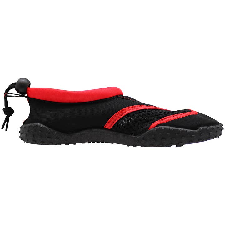 Eastern Off Price – Sapatilhas sem atacadores – Criança por atacado – Norty Boys Girls Slip-On Crianças 41355 - Preto/Vermelho2