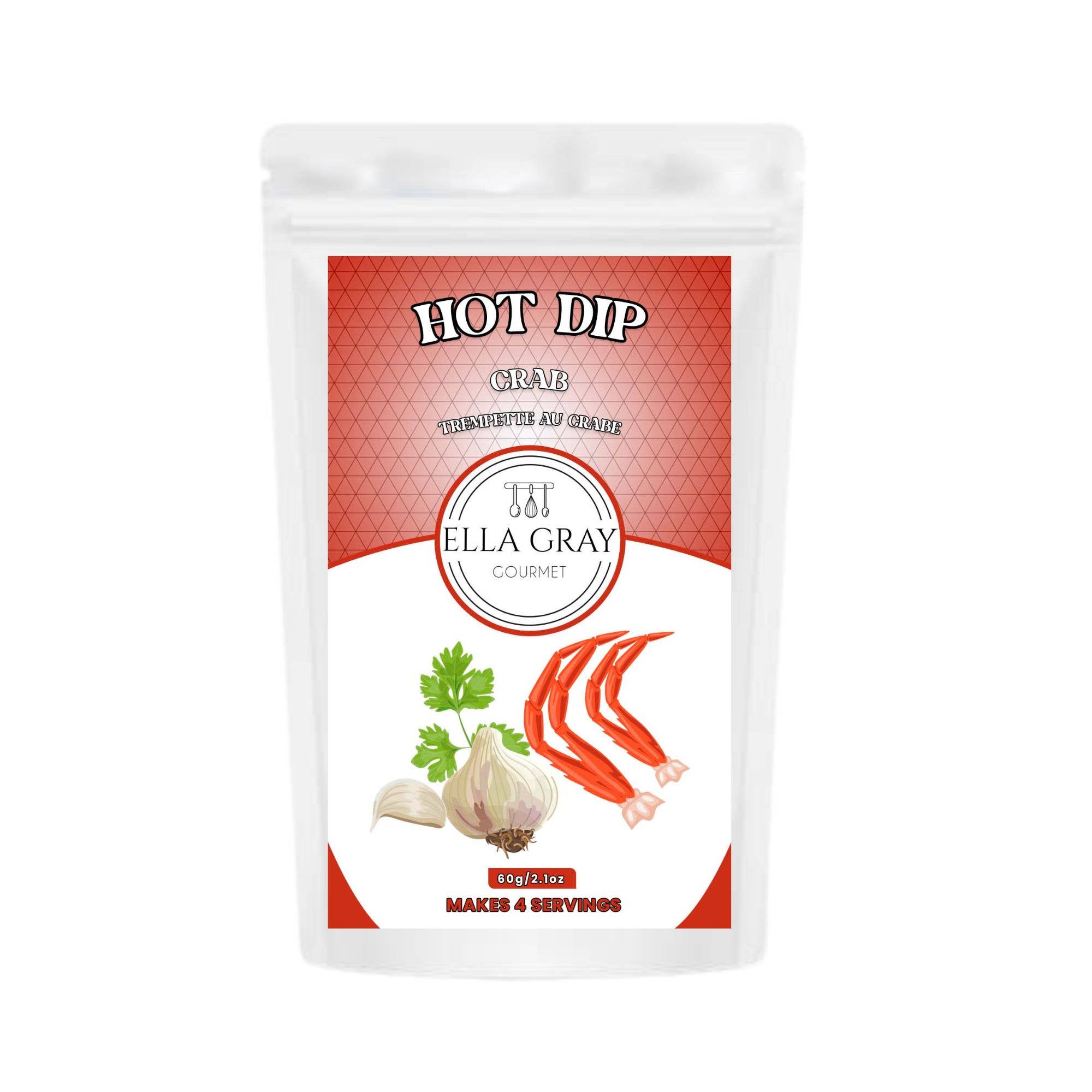Ella Gray Gourmet - Wholesale Dip - Hot Dip - Crab