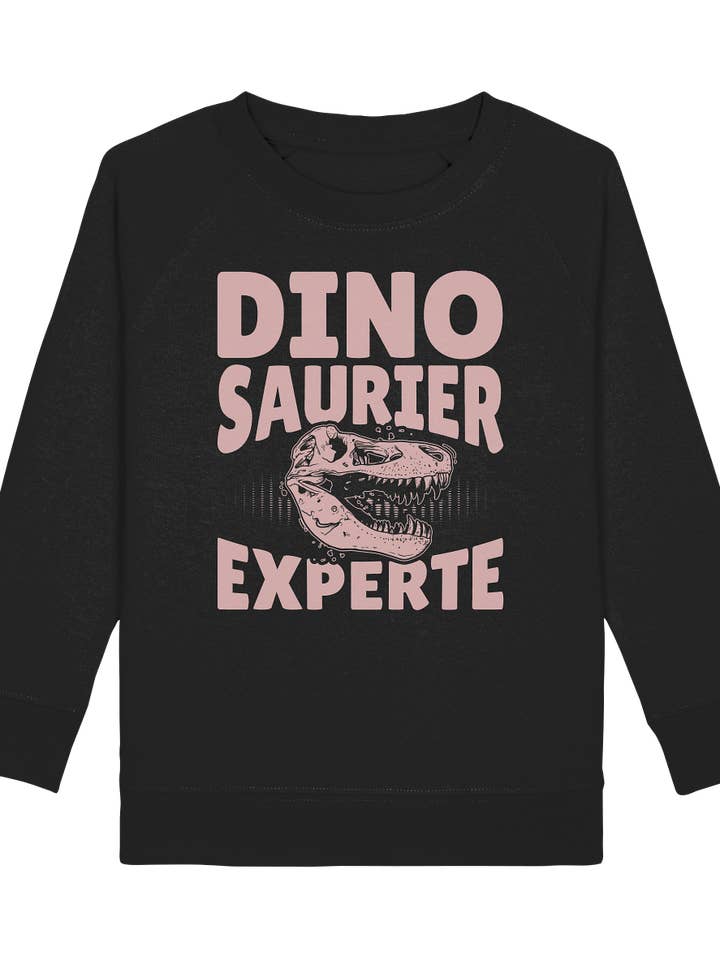 Mädchen Dino Kinder Dinosaurier Experte Sweatshirt für den Großhandel von Tigerlino®