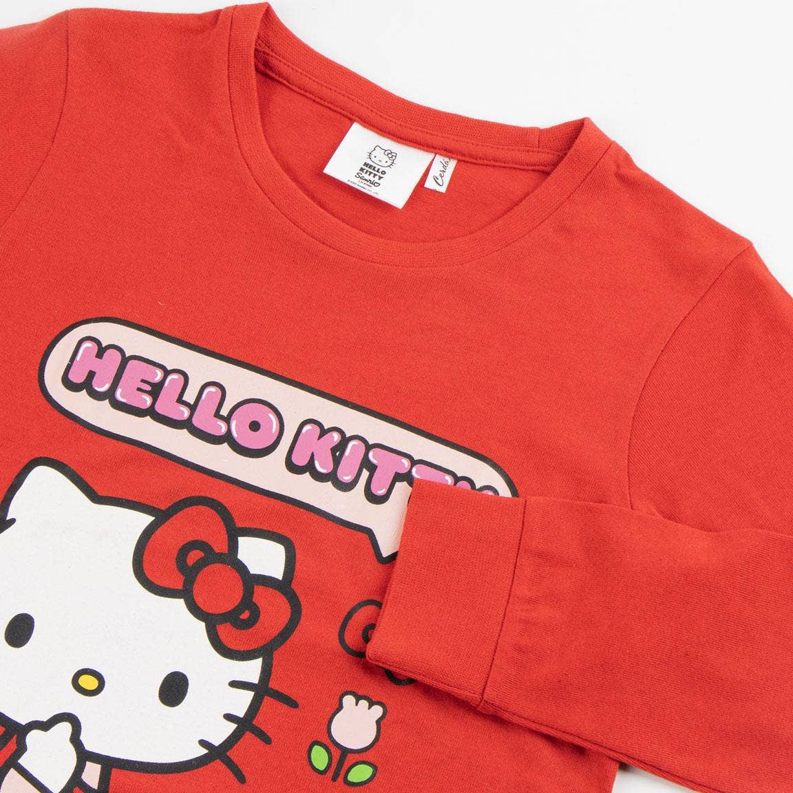 Mastoys, S.L. – wholesale Pyjamasset - Barn – LÅNG PYJAMAS SINGLE JERSEY HELLO KITTY - 29000029572