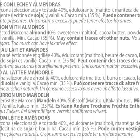 PABLO GARRIGÓS IBÁÑEZ - Wholesale Chocolate - Delicatessen without sugar Milk Chocolate Nougat3