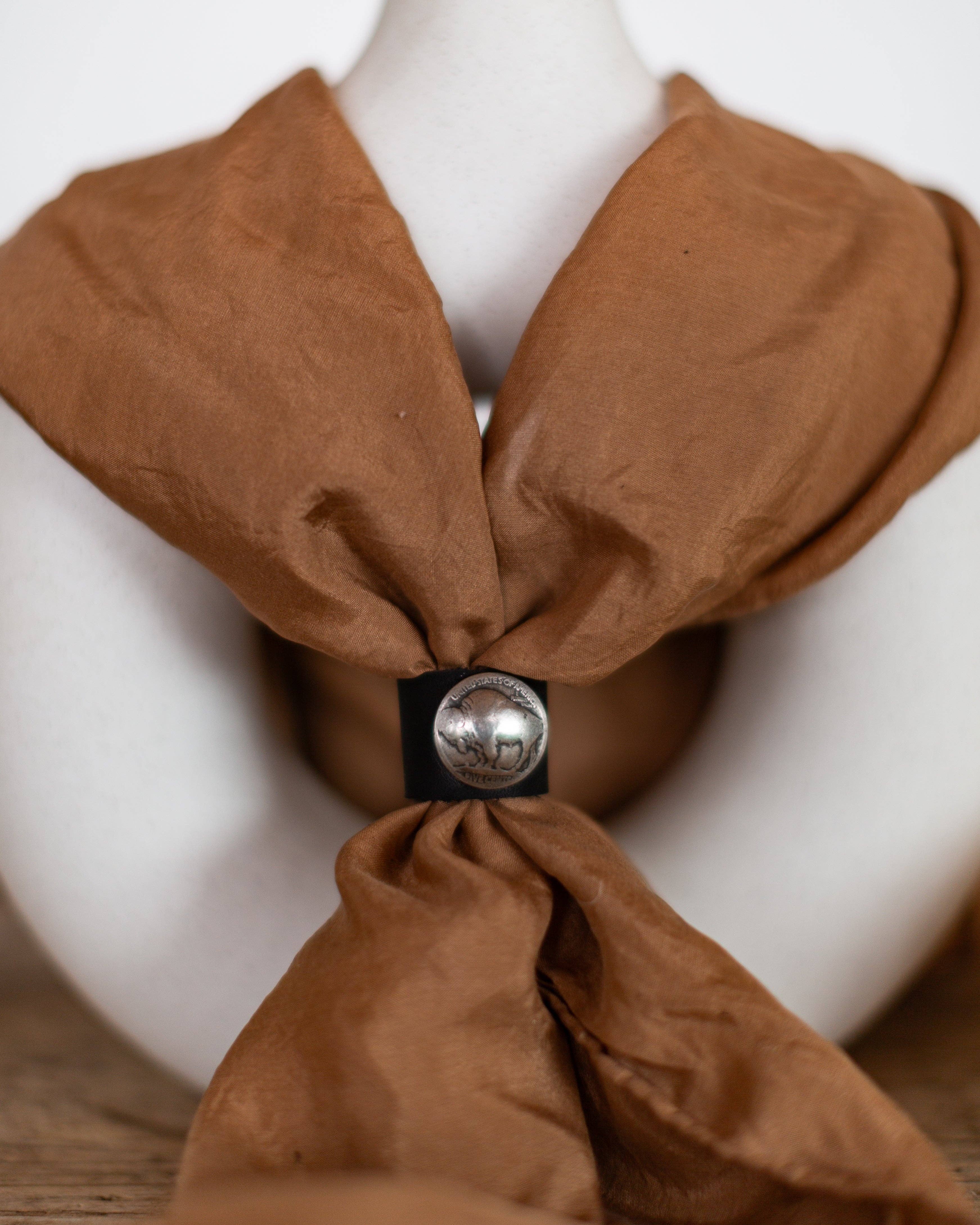 Crossbow Leather - Wholesale Scarf Clip - Women's - LEATHER SCARF SLIDE7