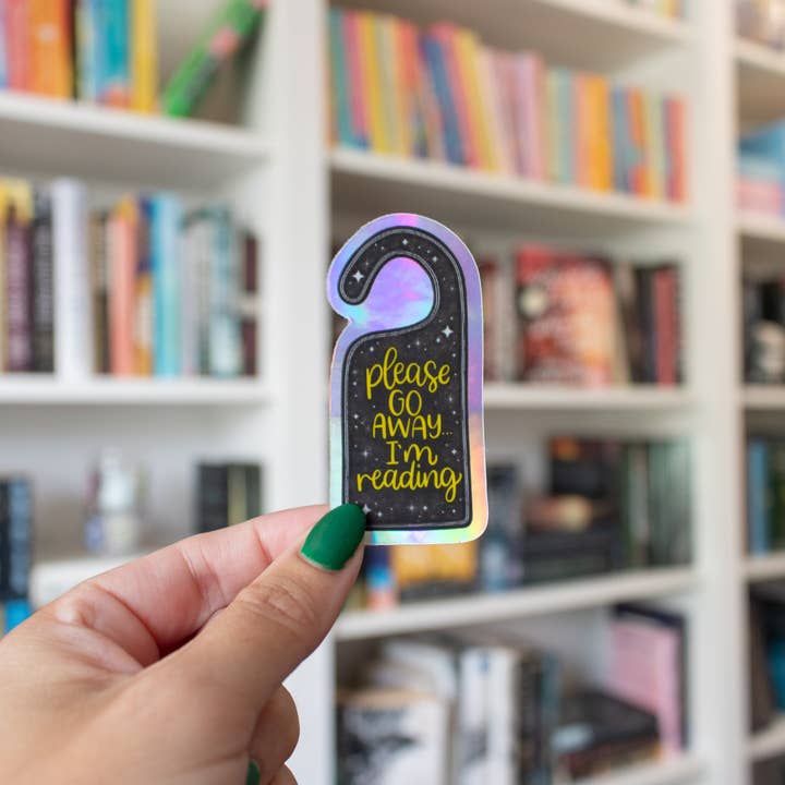Do Not Disturb - Holographic Vinyl Sticker for wholesale by Little Inklings LTD