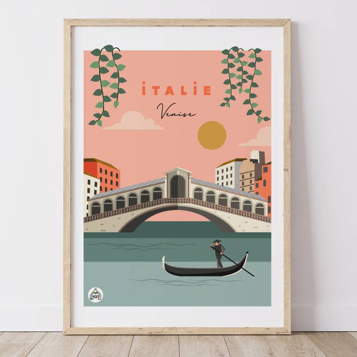 Affiche ITALIE - Venise pour la vente par Les Petits Yéyés