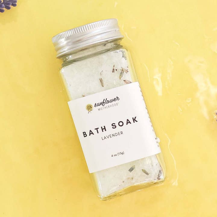 Sunflower Motherhood - Wholesale Bath Soak/Milk - Bath Soak | Relaxing Mama Lavender Epsom Bath Soak0