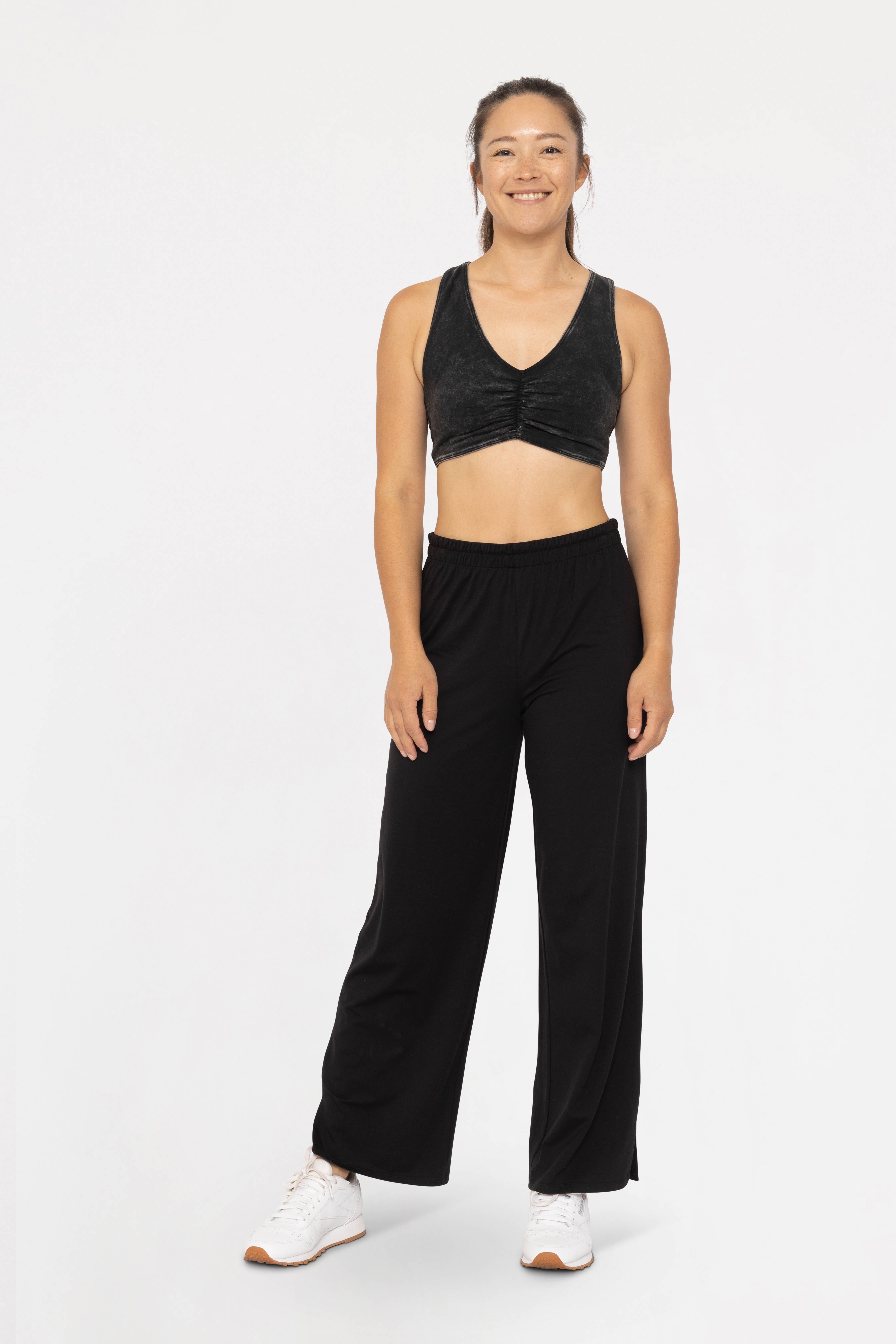 Mono B - Vendita all'ingrosso Reggiseno sportivo - Donna - Reggiseno a schiena scoperta in misto cotone con lavaggio minerale7