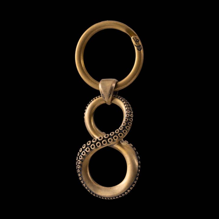 Coppertist.wu - Wholesale Sleutelhanger - Uniseks - Octopus Infinity Sleutelhanger【Verzending over 4 weken】0