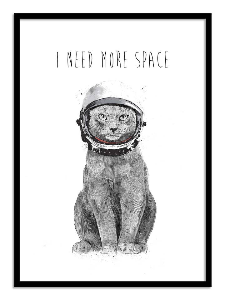 Art-Poster - I need more space - Balazs Solti for wholesale by Wall Editions