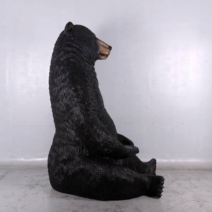 LM Treasures - Wholesale Stuffed/Plush Toy - Kids & Baby - Jumbo Black Bear Life Size Statue7
