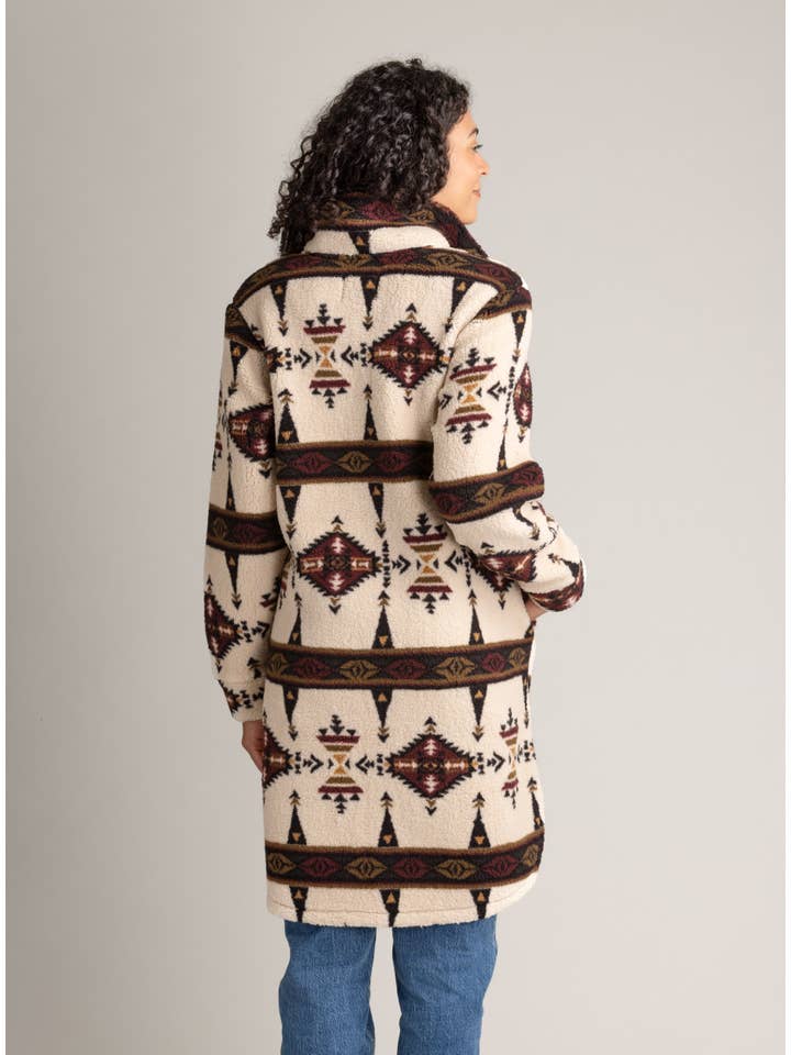 LIV Outdoor - Wholesale Coat - Women's - Women's Ainsley Long Sherpa Button Coat14