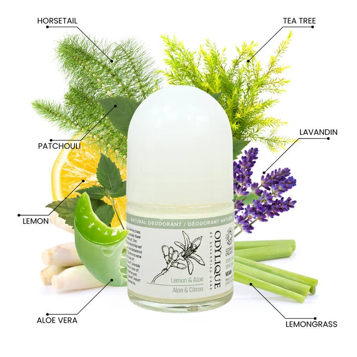 Odylique - Wholesale Deodorant – Unisex - Lemon & Aloe Vera Natural Deodorant1