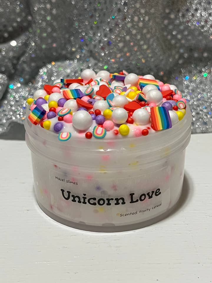 Unicorn Love Slime for wholesale by Hazel Slimes