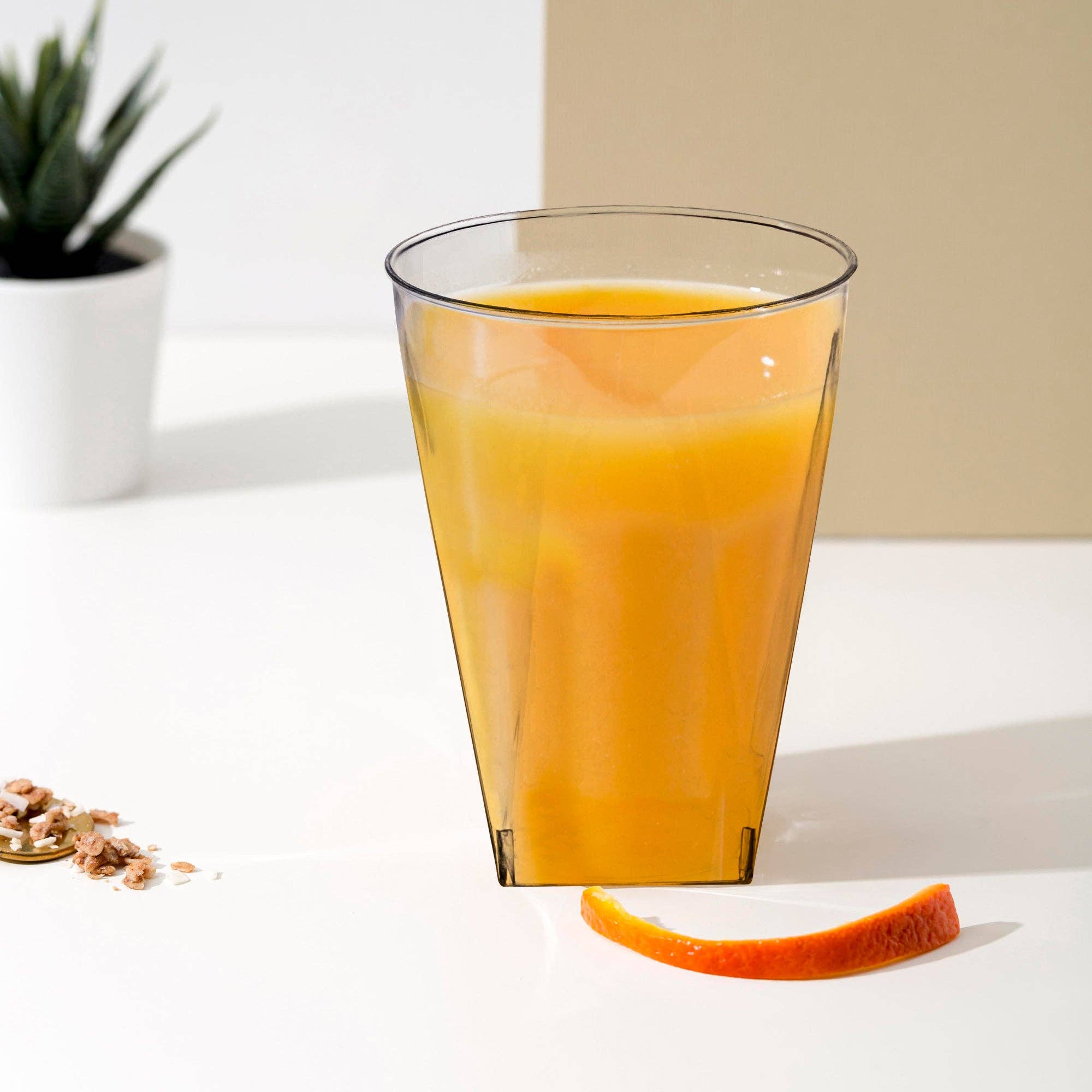 Smarty had a Party – Copo descartável por atacado – Copos de Plástico Descartáveis com Fundo Quadrado Transparente de 10 oz - 20 unid.9