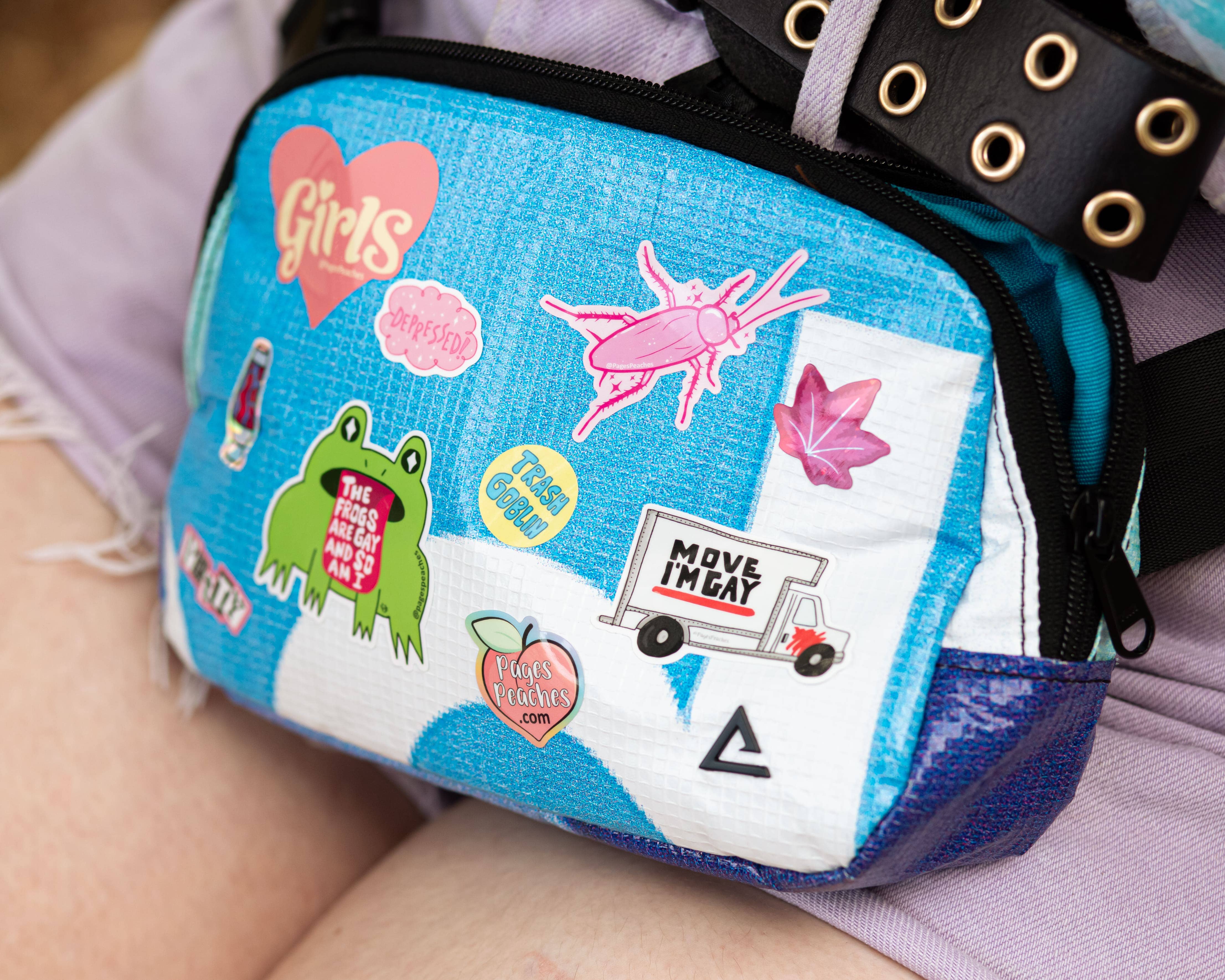 Page's Peaches – wholesale Sticker – Move I'm Gay U-Haul Waterproof Vinyl Sticker6