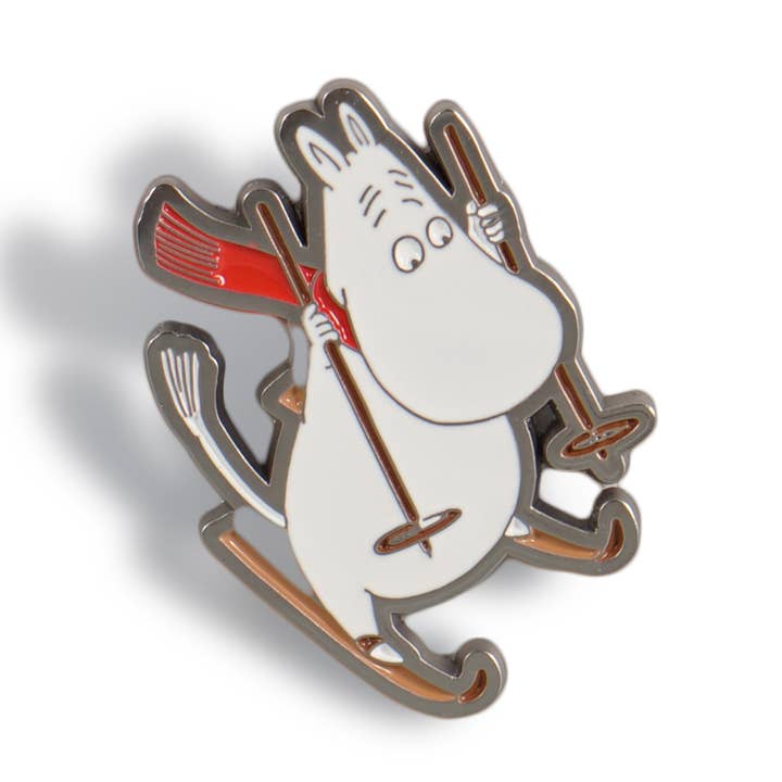Badge Épinglette Émail - Moomin (Hiver) pour la vente par Half Moon Bay