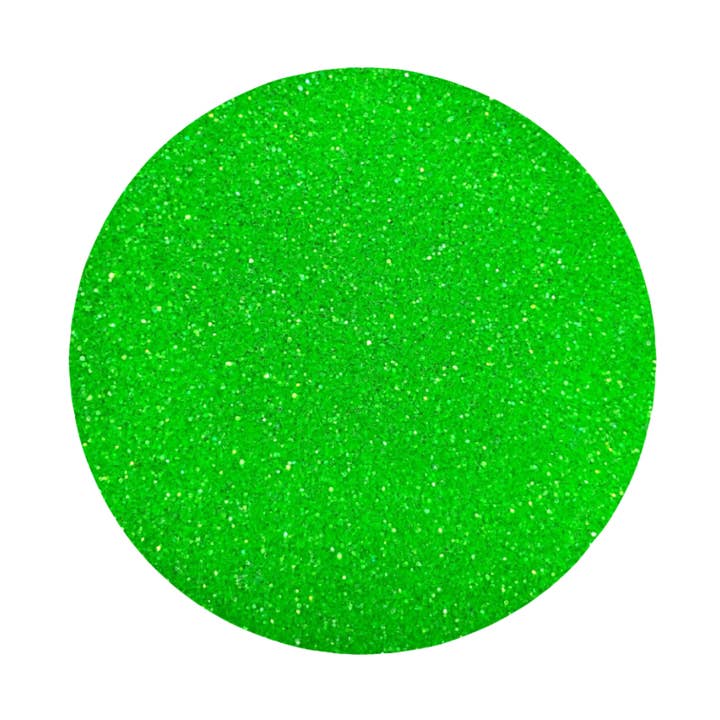 8oz Glitter - Neon Green (Each) for wholesale by Plush Appeal LLC