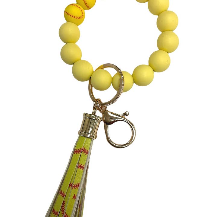 MiMi Wholesale - Wholesale Keychain Bracelet - BB139x169 Theme Silicone Beaded Keyring/Keychain Bracelet5