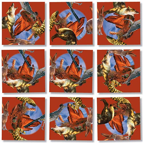 Carré de Puzzle de la Faune du Désert Américain du Sud-Ouest pour la vente par Scramble Squares®