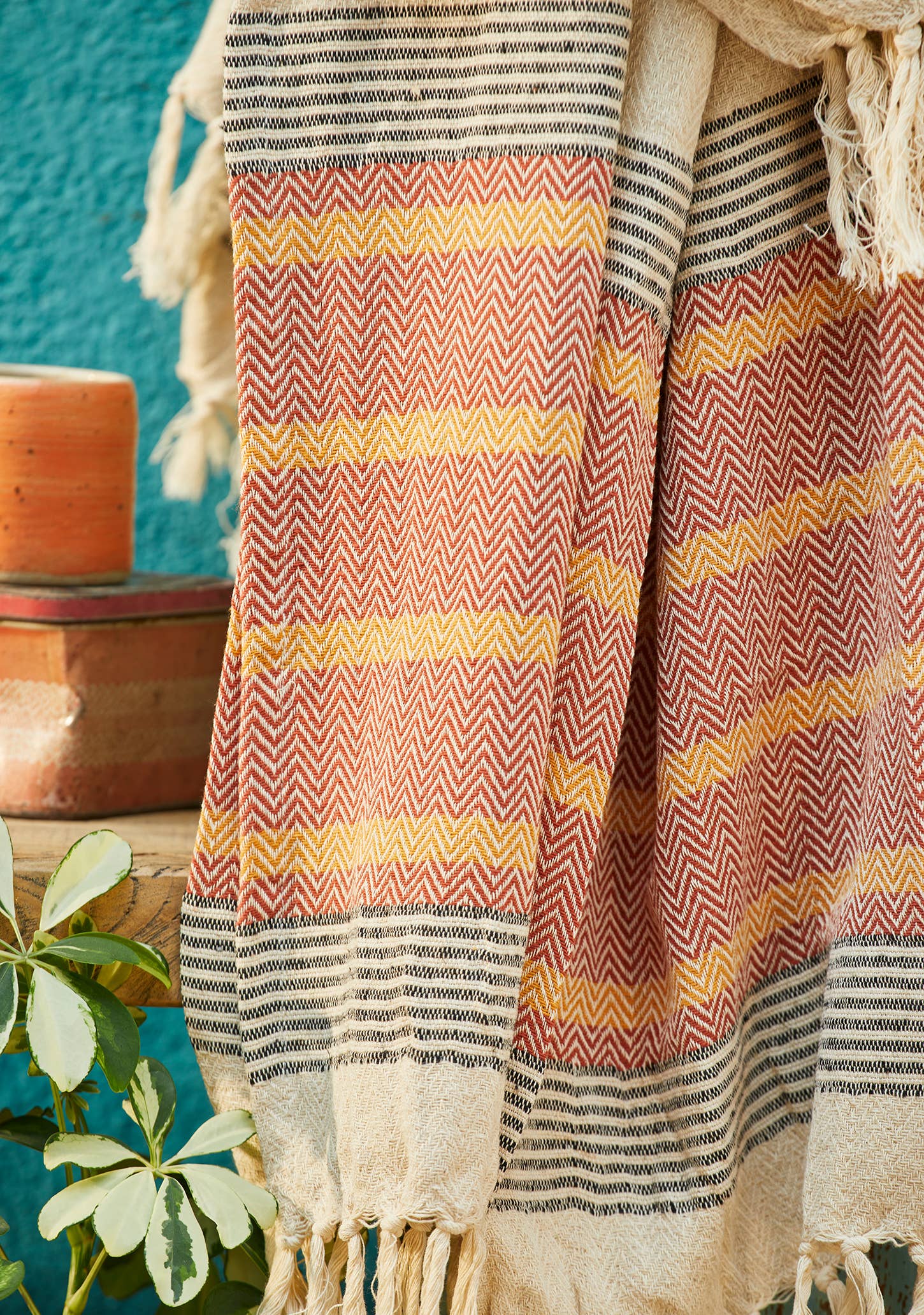 Namaste - Wholesale Throw Blanket - Malabar Throw With Tassels1