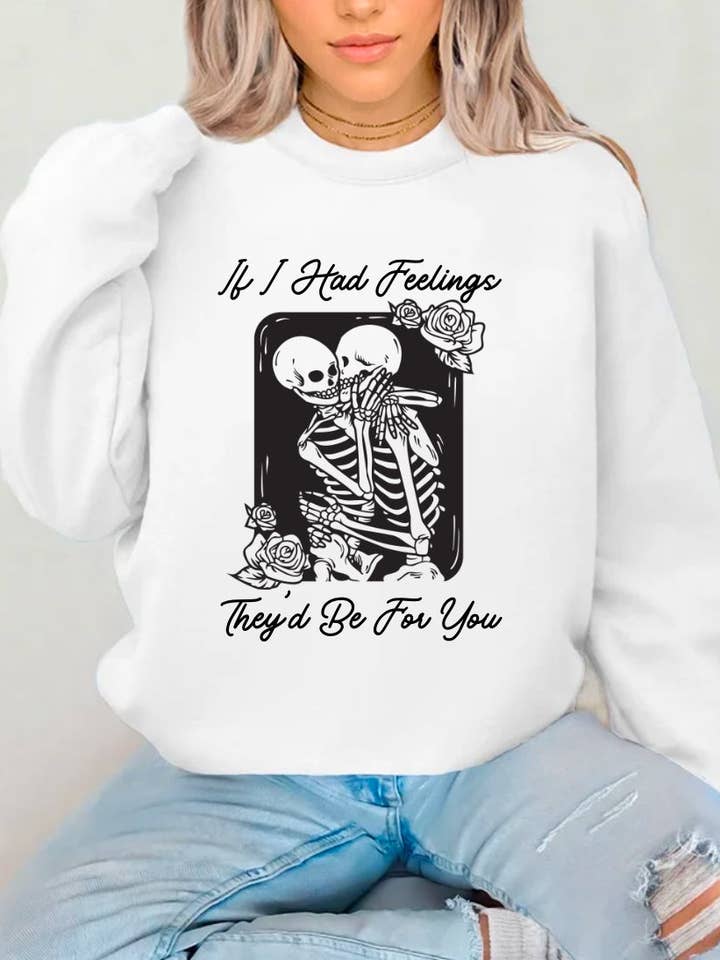 Si j'avais des sentiments Sublimation Haut Gildan pour la vente par NyteSky Apparel