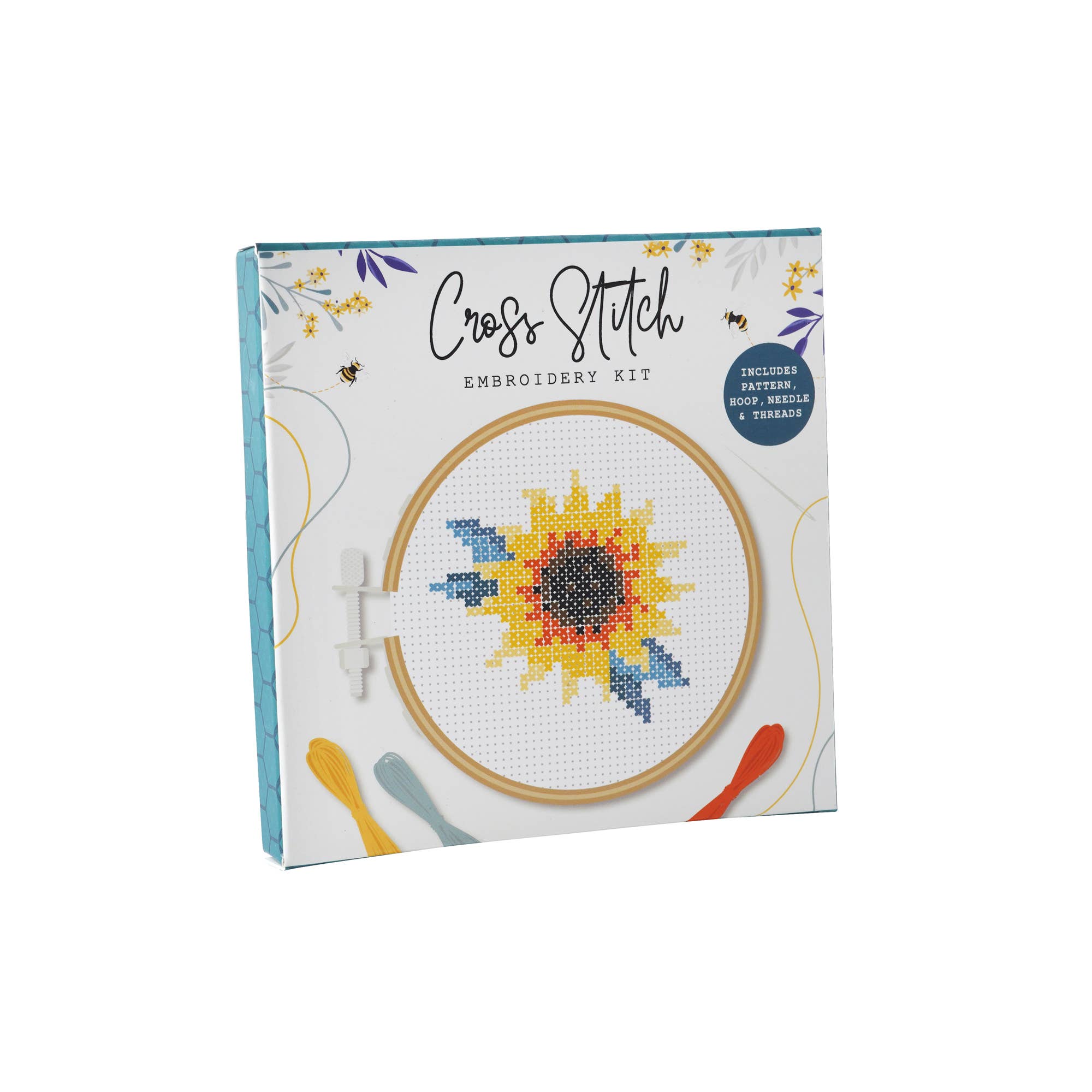 CGB Giftware – Kit de costura artesanal por atacado – Kit de Ponto Cruz The Beekeeper Sunflower Design 2