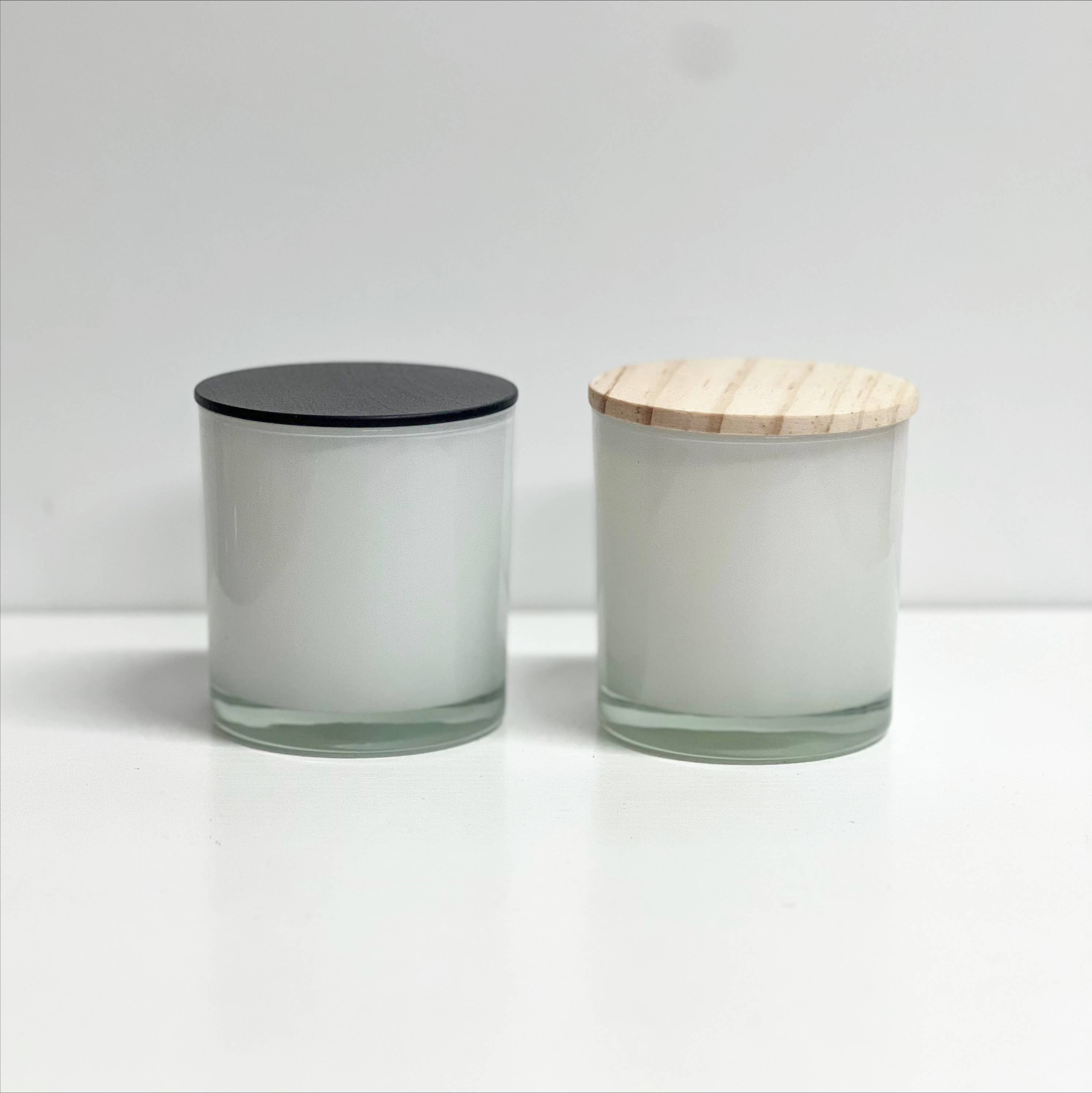Dreamy Gallery Candle Co - Wholesale Jar/Filled Candle - 12 candles with wood lids /Soy Wax Wood Wick Private Label2