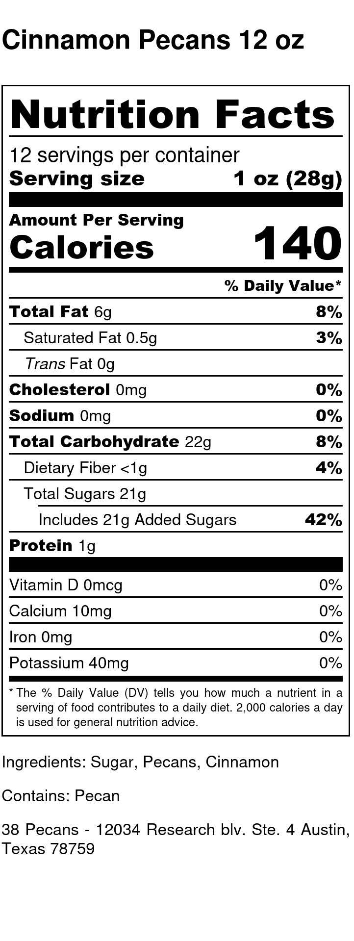 38 Pecans – wholesale Nuts – Cinnamon Spiced Pecans3