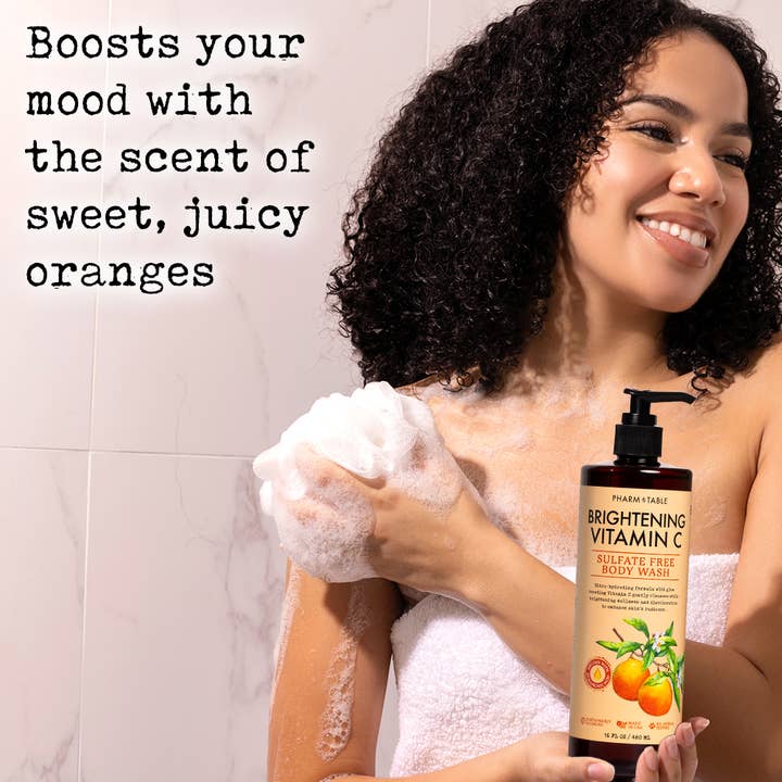 Kira Labs - Wholesale Body Wash/Shower Gel - Pharm to Table Brightening Vitamin C Body Wash Sulfate-Free