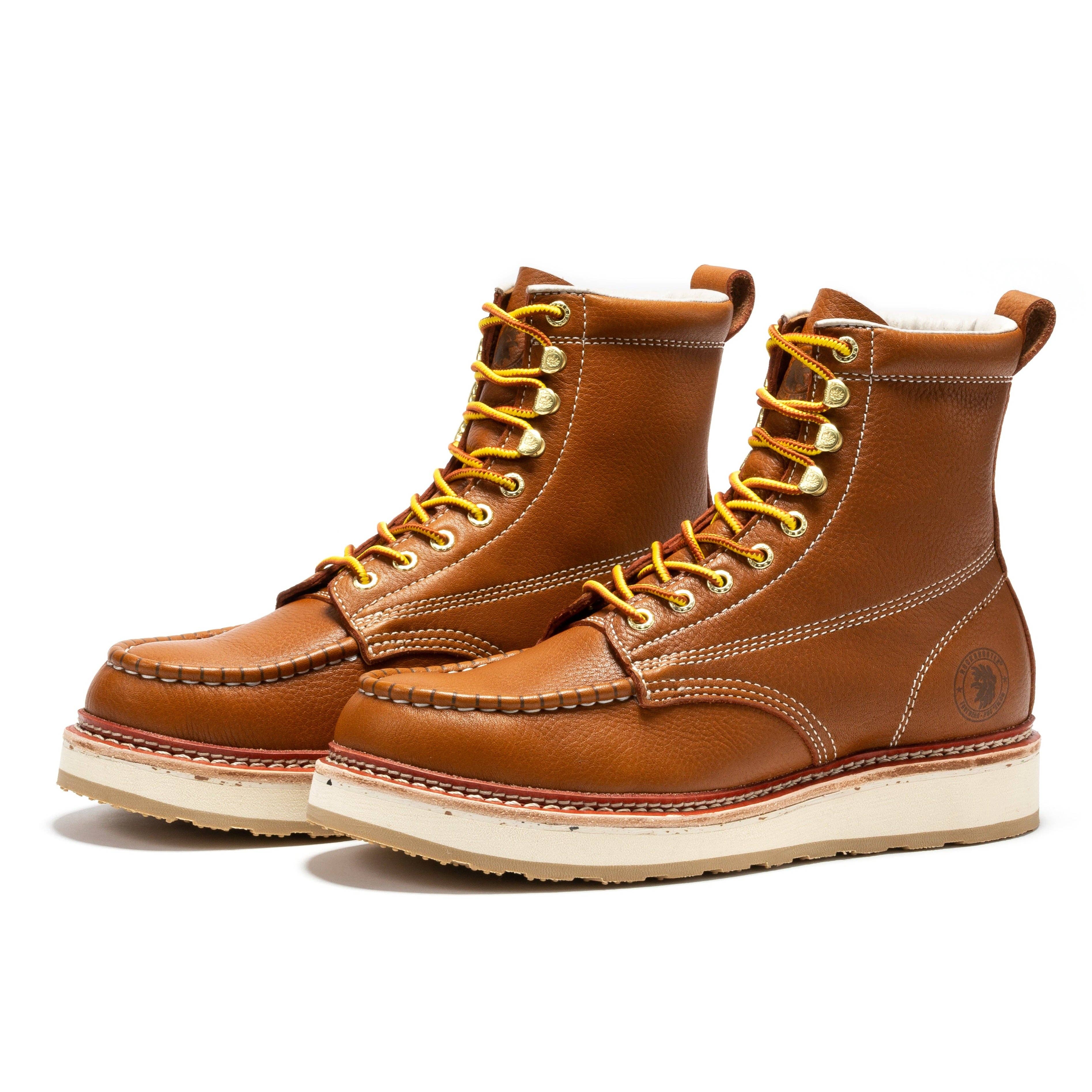 Rock Rooster Footwear - Vente Bottes – unisexe - Bottes de travail à bout souple à bout souple ROCKROOSTER Norwood pour hommes, 6 pouces, marron, SAP6118