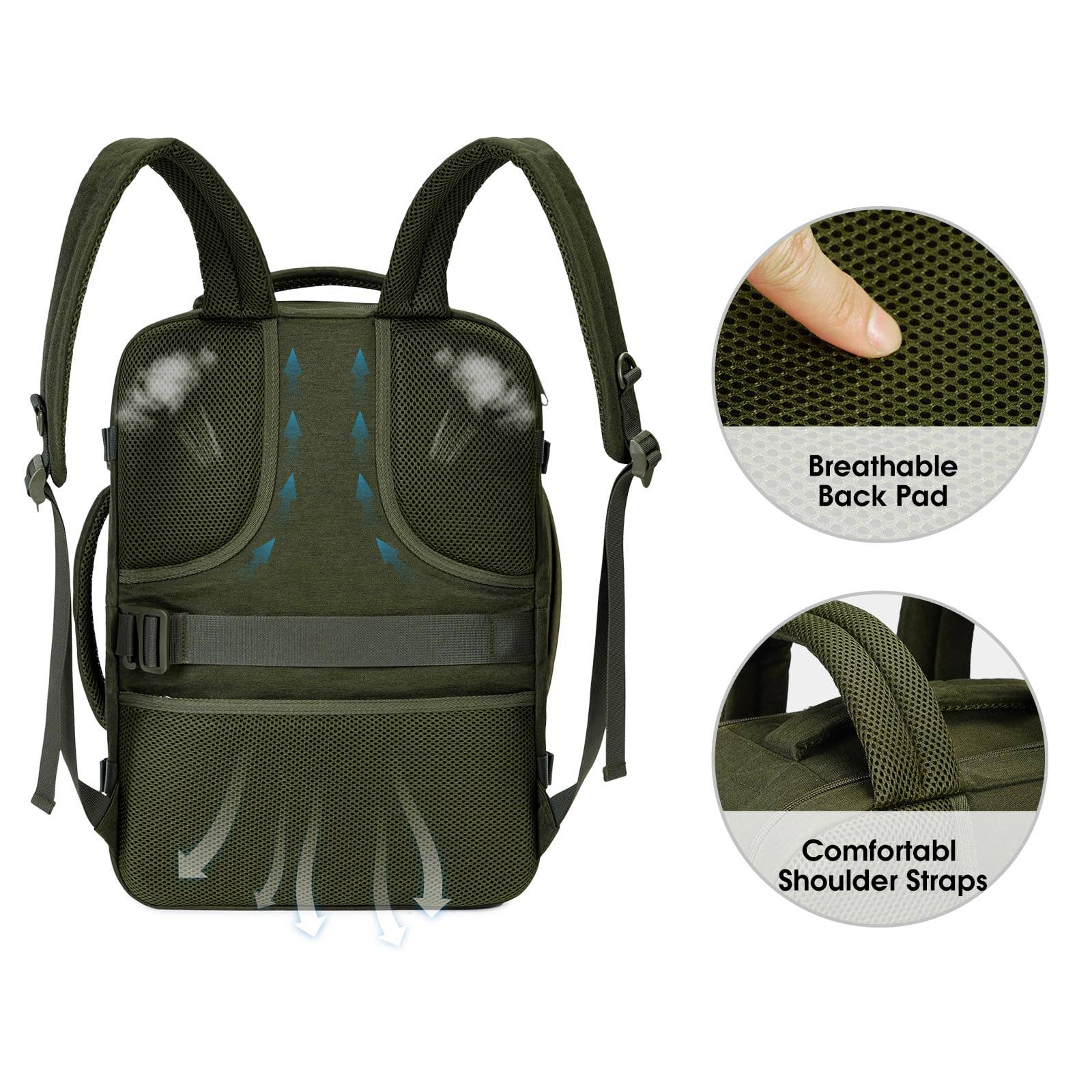 wandf - Wholesale Backpack - Unisex - Laptop Backpack 17 Inch with Wet Pocket For Spirit Airlines27