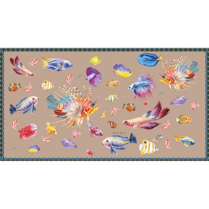 VENICE FISH KASHMIRHALSDUK för wholesale av Simone Bruns