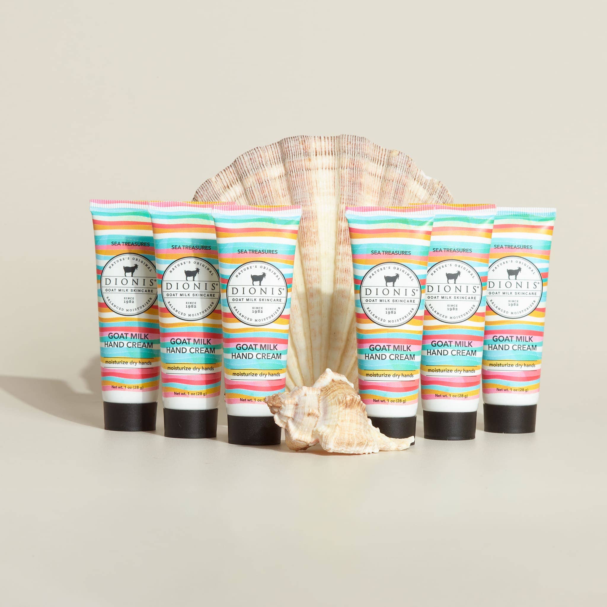 Dionis Goat Milk Skincare - Wholesale Hand Cream/Lotion - Dionis Sea Treasures Goat Milk Hand Cream, 1oz (6ct)1