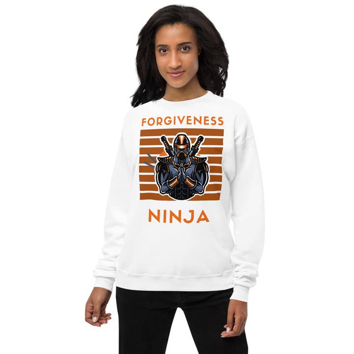 Forgiveness Ninja Sweatshirt Unisex fleece for wholesale by Comm's
