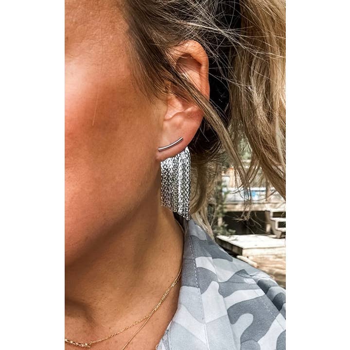 BLAKELEY - Vente Boucles d'oreilles pendantes - BOUCLES D'OREILLES À FRANGES VEGAS1