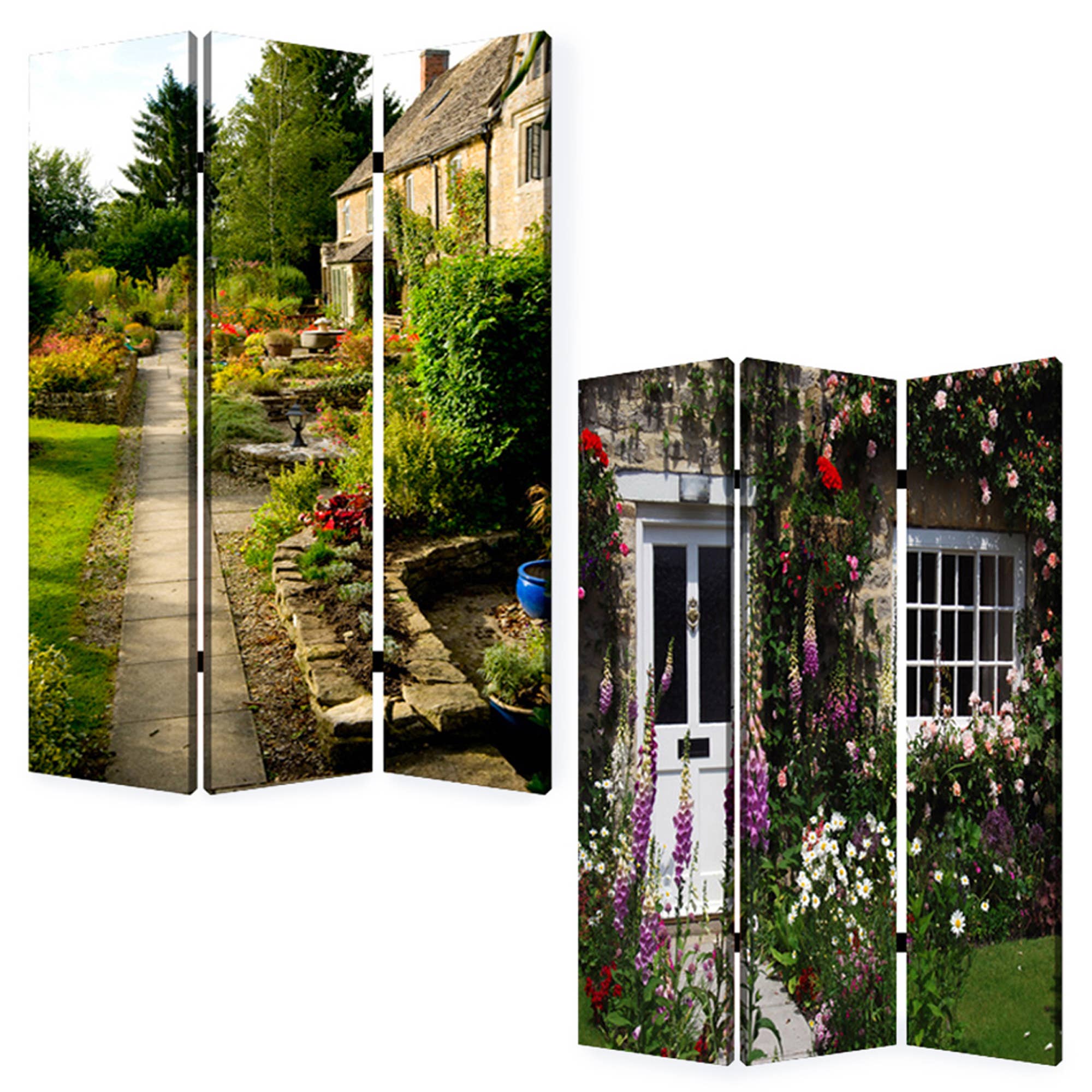 Screen Gems - Wholesale Room Divider - Screen Gems English Garden Room Divider4