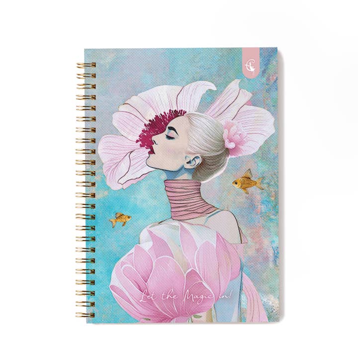 Fashion Icon notebook with spiral bound for wholesale by Cozywood