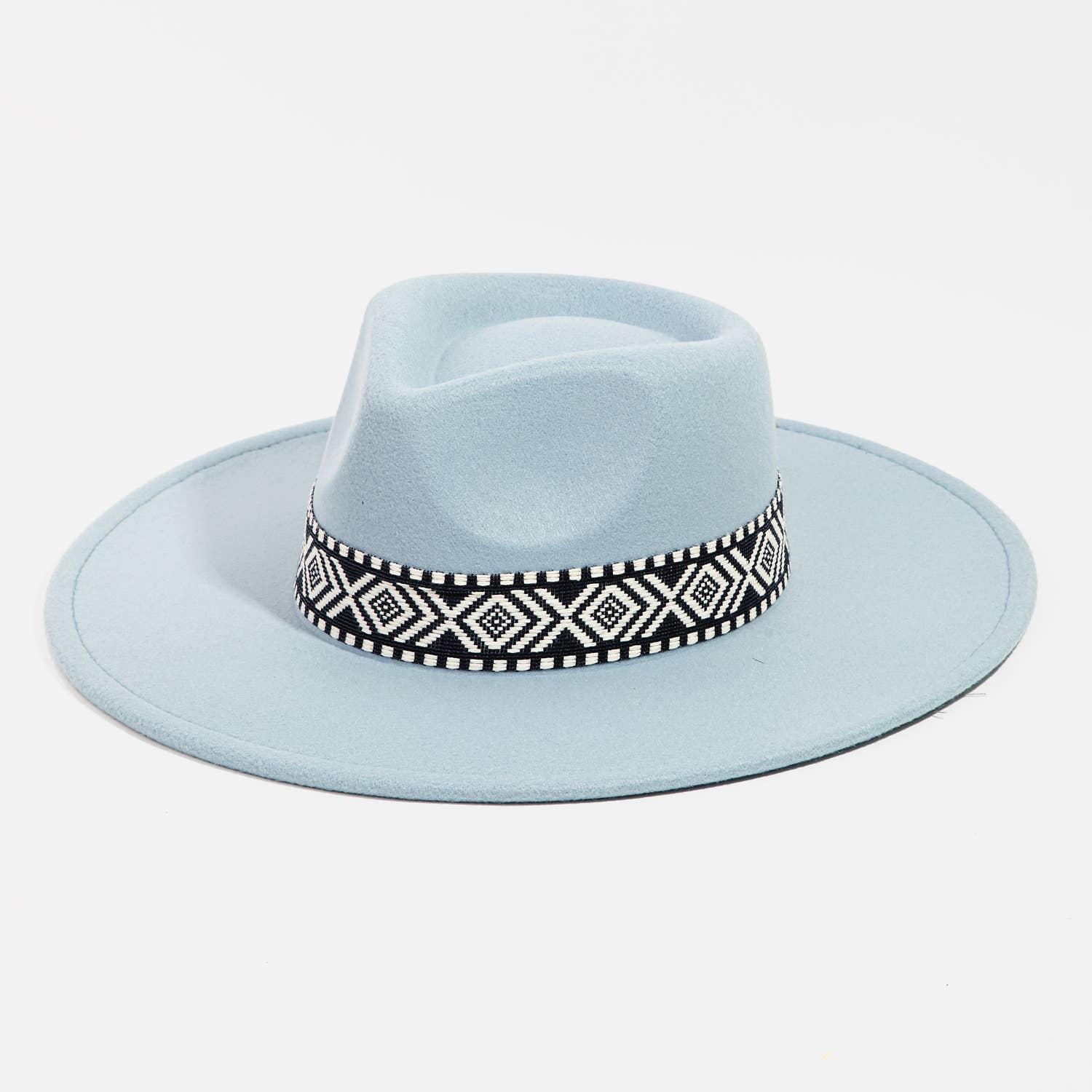 Collections by Fame Accessories - Wholesale Fedora - Women's - Boho Stripe Pattern Fedora Hat4