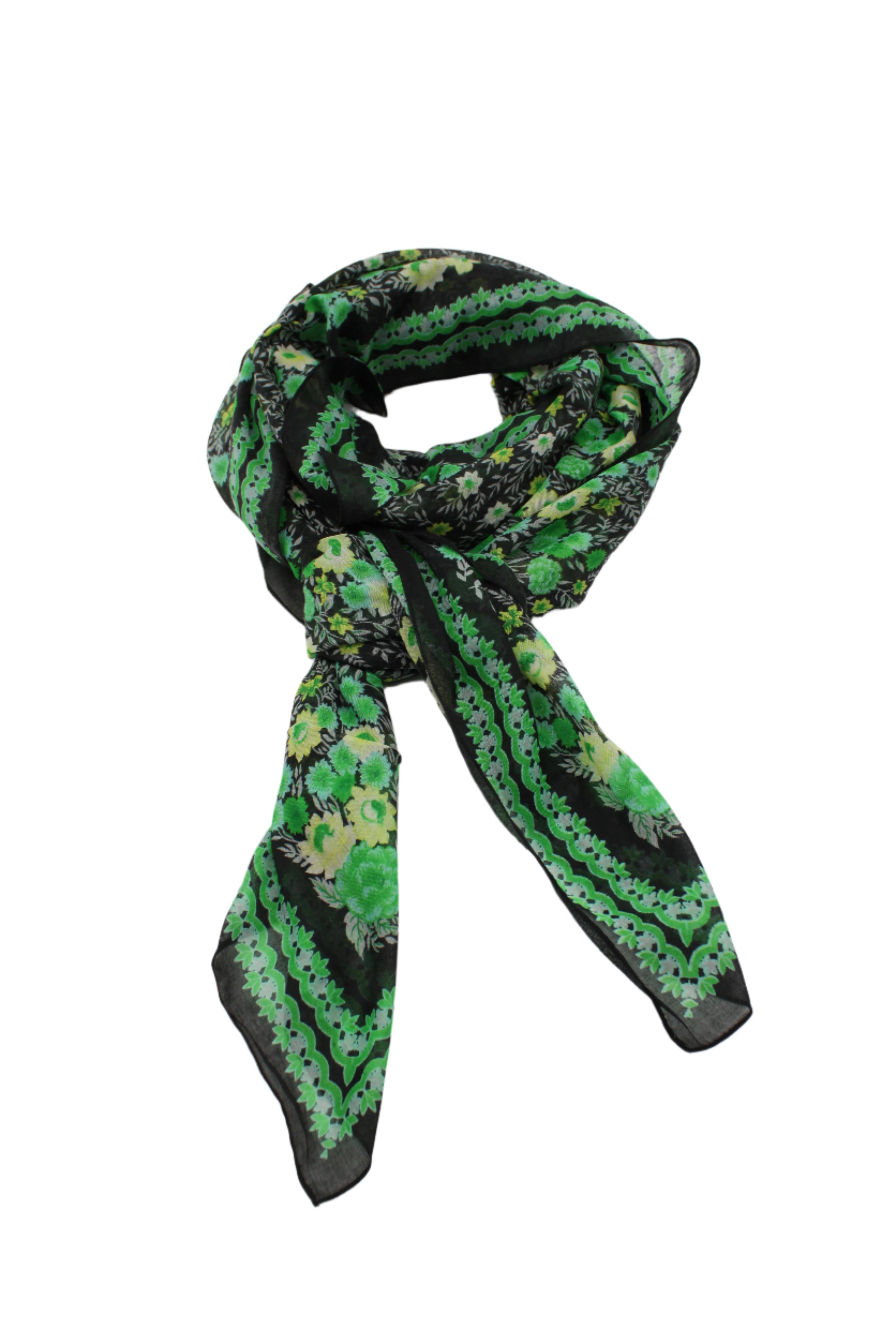 Shebobo - Wholesale Scarf - Women's - Sweet Meadow Floral Print Scarf Wrap6