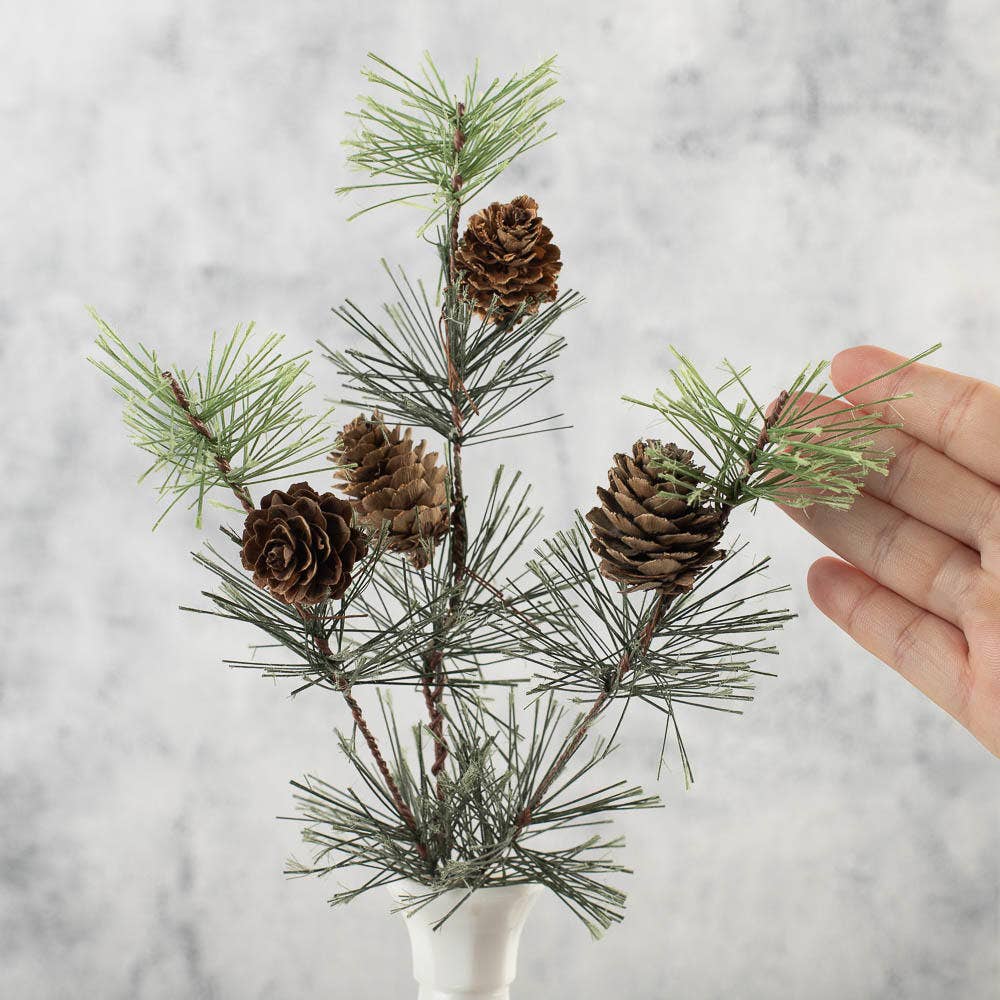 Factory Direct Craft - Wholesale Artificial Plant - 15" Artificial Smoky Mountain Pine Spray 4